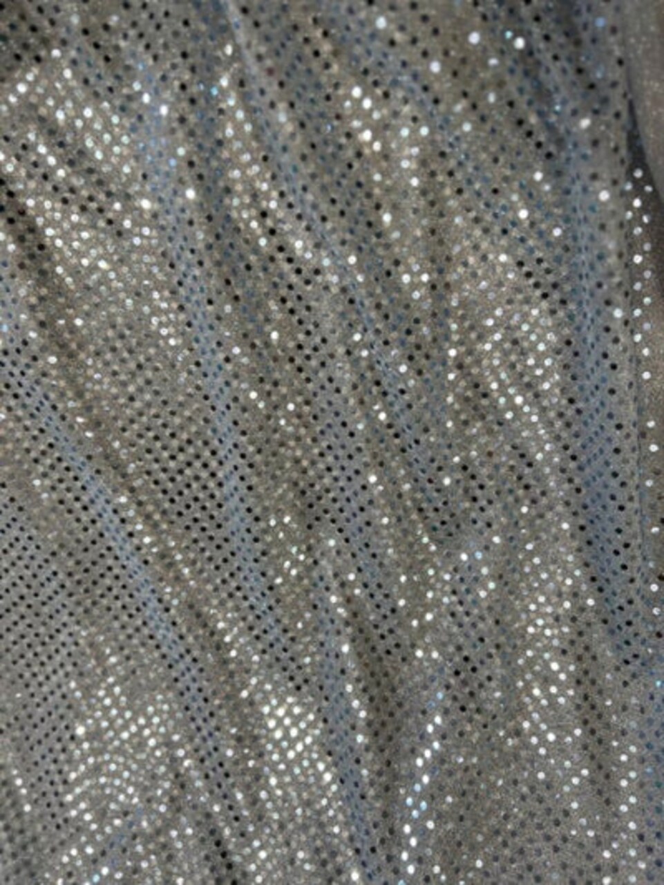 1 Yard Small Dot Confetti Sequin Fabric for Apparel Costumes and Decor 45 Inches Wide